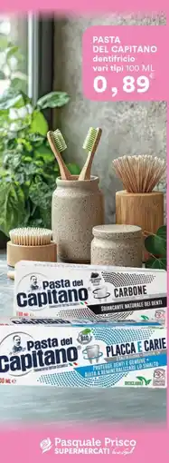 Supermercati Pasquale Prisco Pasta del Capitano dentifricio offerta