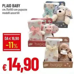 IperFamila Plaid Baby bagigi offerta