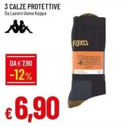 IperFamila Calze protettive da lavoro uomo Kappa offerta