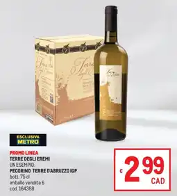 Metro Pecorino Terre d'Abruzzo IGP offerta