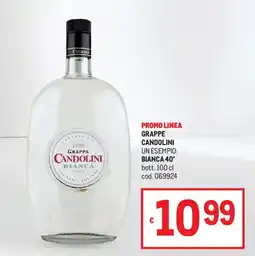 Metro Grappa Candolini Bianca offerta