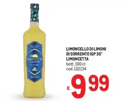 Metro Limoncello di limoni di Sorrento IGP Limoncetta offerta