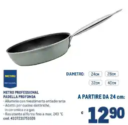 Metro Metro Professional padella profonda offerta