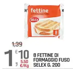 A&O Fettine di formaggio fuso Selex offerta