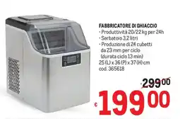 Metro Fabbricatore di ghiaccio offerta
