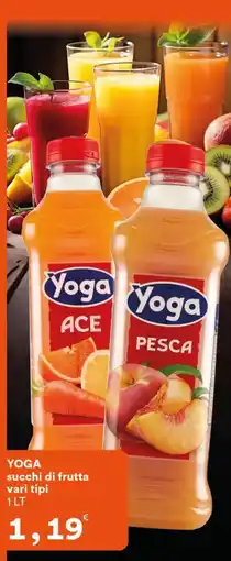 Supermercati Pasquale Prisco Yoga succhi di frutta offerta