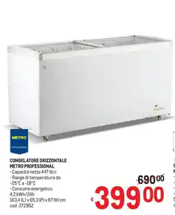 Metro Congelatore orizzontale Metro Professional offerta