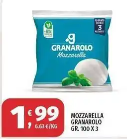 Vivo Supermercati Mozzarella Granarolo offerta