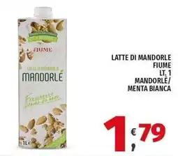 Vivo Supermercati Latte di mandorle Fiume offerta