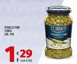 Vivo Supermercati Piselli fini Cirio offerta