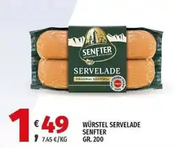 Vivo Supermercati Würstel Servelade Senfter offerta