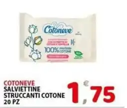 Il Centro Superstore Cotoneve salviettine struccanti cotone offerta