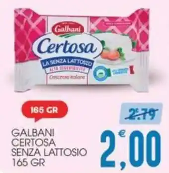 Galbani Certosa senza lattosio