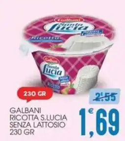 SpesAmica Galbani ricotta s.lucia senza lattosio offerta