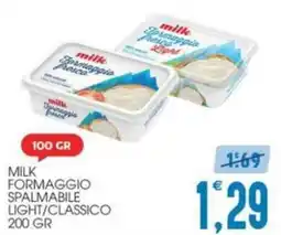 SpesAmica Milk formaggio fresco offerta