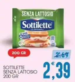 SpesAmica Sottilette senza lattosio offerta