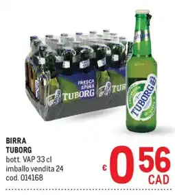Metro Birra Tuborg offerta
