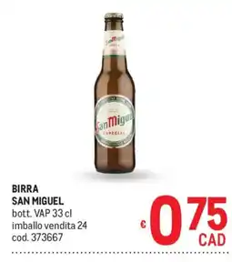 Metro Birra San Miguel offerta