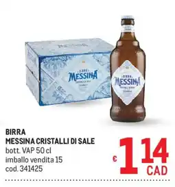 Metro Birra Messina Cristalli di Sale offerta