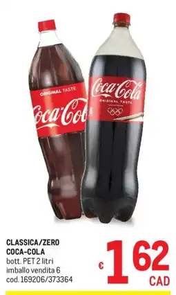 Metro Coca-Cola Classica/Zero offerta