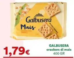 Supermercati Pasquale Prisco Galbusera crackers di mais offerta