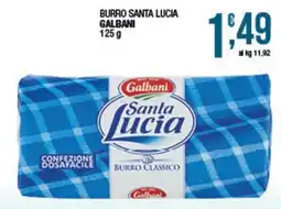 Sidis Burro Santa Lucia Galbani offerta