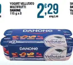 Sidis Yogurt Vellutato Multifrutti Danone offerta