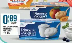 Sidis Piacere di Yogurt Parmalat offerta