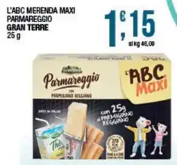 Sidis L'ABC Merenda Maxi Parmareggio Gran Terre offerta