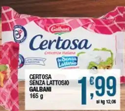 Sidis Certosa senza lattosio Galbani offerta