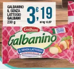 Sidis Galbanino il senza lattosio Galbani offerta