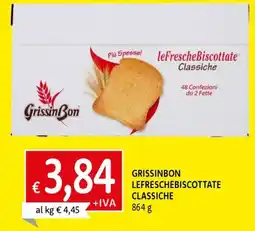 IperFamila GrissinBon leFrescheBiscottate Classiche offerta