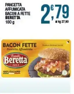 Sidis Pancetta Affumicata Bacon a Fette Beretta offerta