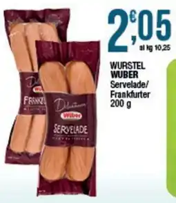 Sidis Wurster Wuber Servelade offerta
