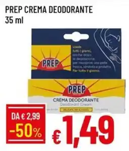 IperFamila Prep crema deodorante offerta