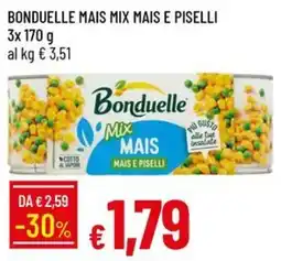 IperFamila Bonduelle Mix Mais Mais e Piselli offerta