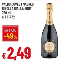 IperFamila Valdo cuvée i magredi ribolla gialla brut offerta