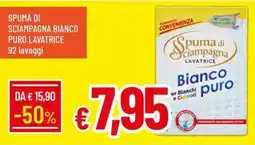 IperFamila Spuma di sciampagna bianco lavatrice offerta