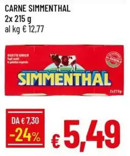 IperFamila Carne Simmenthal offerta
