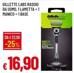 IperFamila Gillette Labs rasoio da uomo offerta
