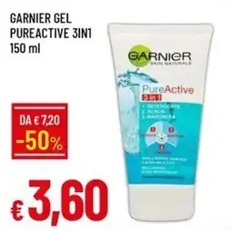 IperFamila Garnier gel pureactive 3in1 offerta