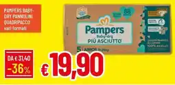 IperFamila Pampers Baby-dry Più Asciutto offerta