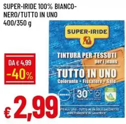 IperFamila Super-Iride Tintura per tessuti per i jeans offerta