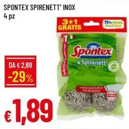IperFamila Spontex Spirenett' inox offerta