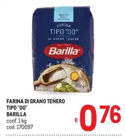 Metro Farina di grano tenero tipo "00" Barilla offerta