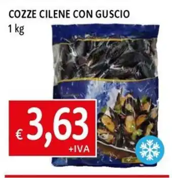 Cozze cilene con guscio