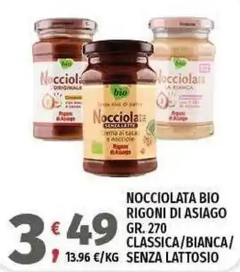 Nocciolata bio Rigoni di Asiago