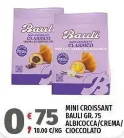 Vivo Supermercati Mini croissant Bauli offerta