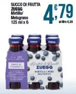 Sidis Succo di frutta Zuegg Mirtillo/Melograno offerta