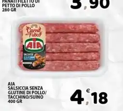 Il Centro Superstore AIA Salsiccia senza glutine di pollo/tacchino/suino offerta